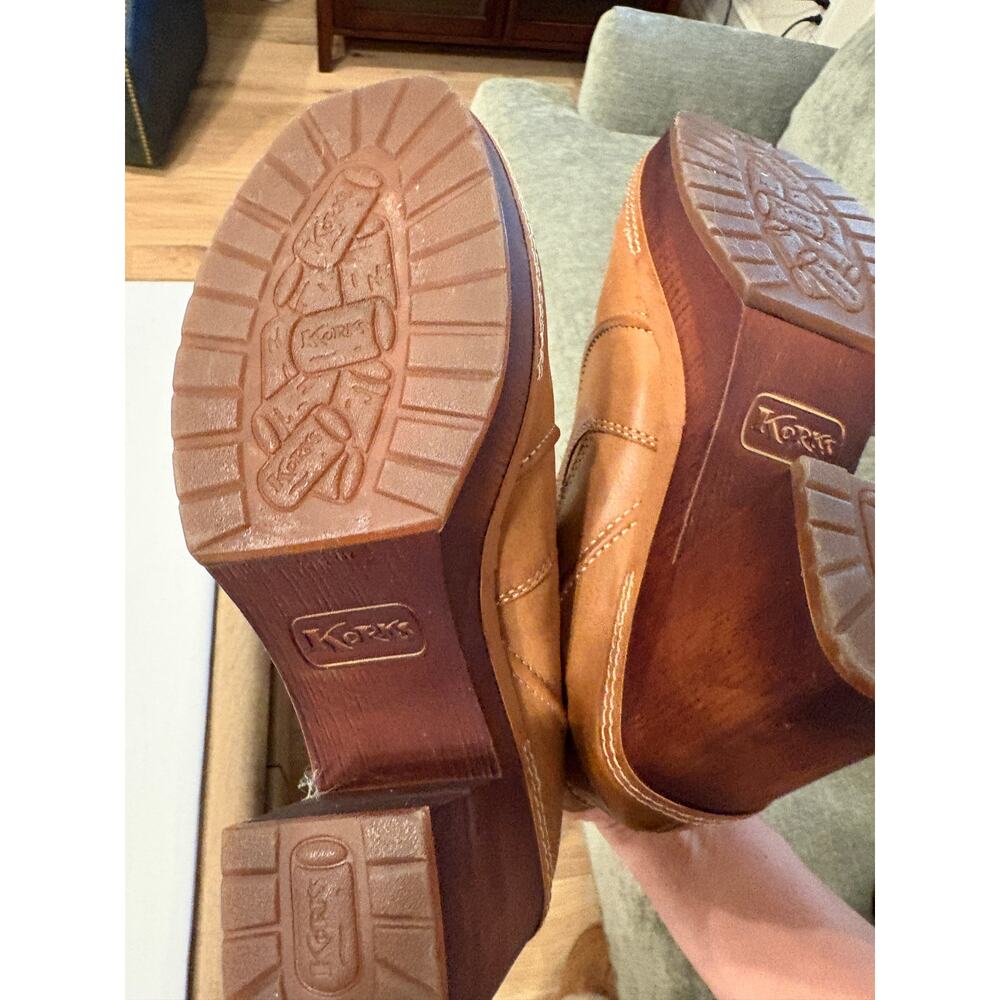 New! Kork-ease Robin Clog Bootie Tan Brown size 8 - Picture 3 of 9
